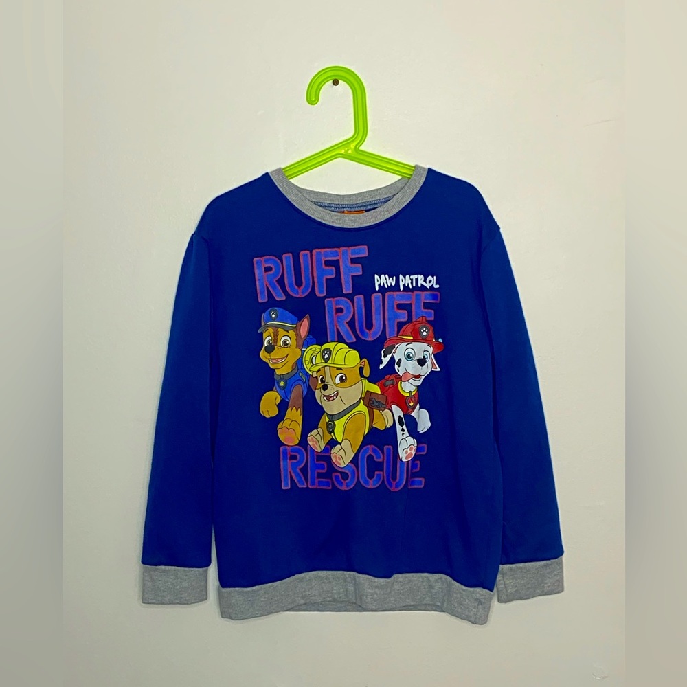 Navy Blue Paw Patrol Crewneck Sweater size 7 - 8
